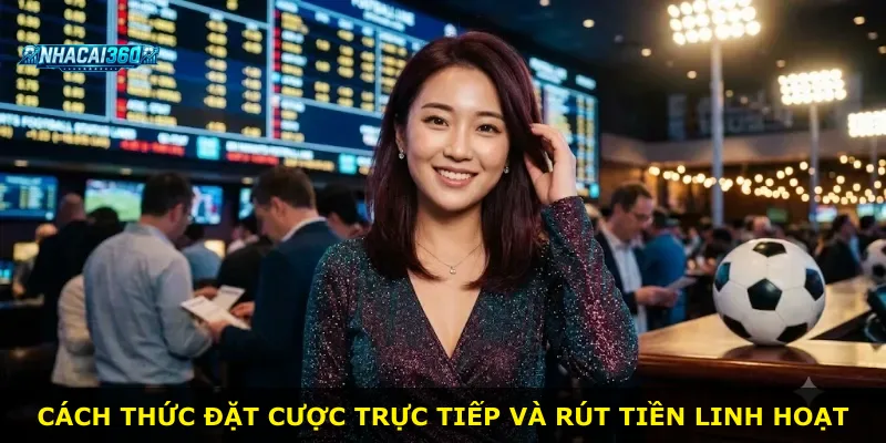 Cách thức đặt cược trực tiếp và rút tiền linh hoạt