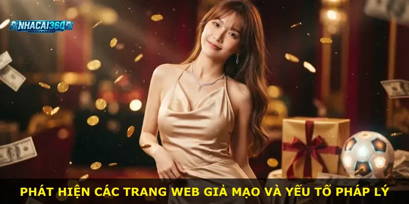 Phát hiện các trang web giả mạo và yếu tố pháp lý