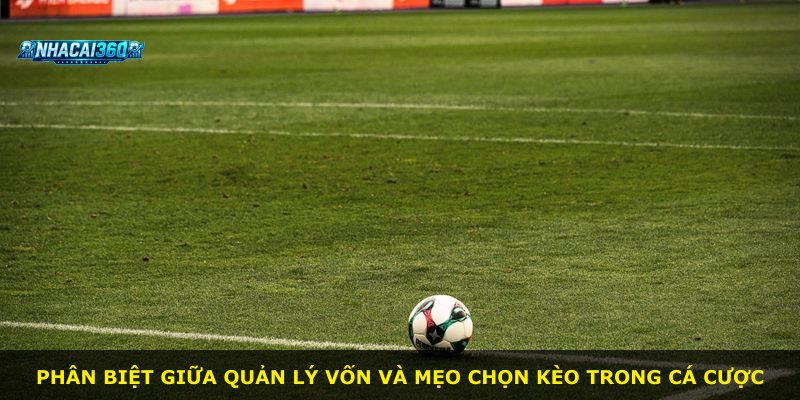Phân biệt giữa quản lý vốn và mẹo chọn kèo trong cá cược