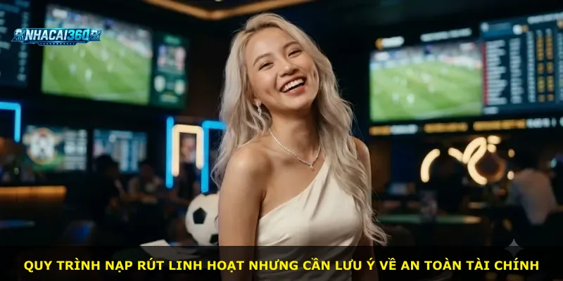 Quy trình nạp rút linh hoạt nhưng cần lưu ý về an toàn tài chính